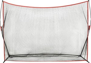 vidaXL Siatka treningowa do gry w golfa, 356x92,5x215 cm, metalowa 2