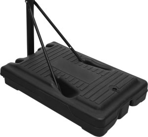 vidaXL Stojak do koszykówki, czarny, 237-307 cm, polietylen 7