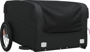 vidaXL Przyczepka rowerowa, czarna, 45 kg, żelazo 4