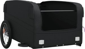 vidaXL Przyczepka rowerowa, czarna, 45 kg, żelazo 5