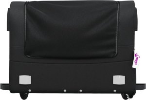 vidaXL Przyczepka rowerowa, czarna, 45 kg, żelazo 6