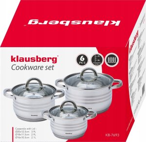 Klausberg Zestaw Garnków 6 Elementów Klausberg Kb-7693 5