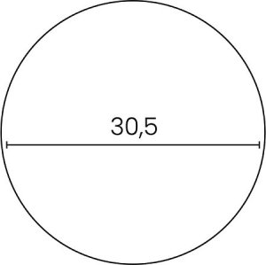 Unilux Zegar Unilux Pop 28.5cm szary - 2