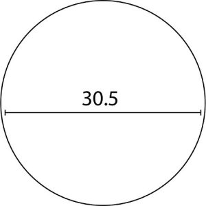 Unilux Zegar Unilux Pop 28.5cm biały - 2