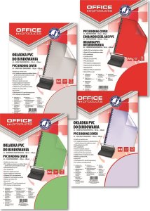 Office Products Okładki do bindownicy Office Products A4/200m cze - 1