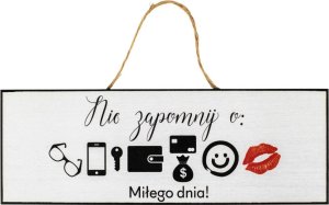 Tajemniczy ogród Tabliczka dekoracyjna MIX 34x12 cm 3