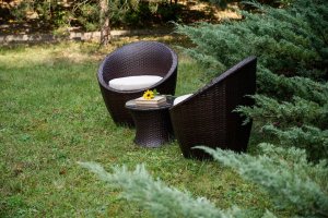 Bello Giardino Komplet mebli z technorattanu MODICO brąz 3