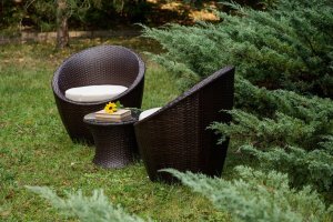 Bello Giardino Komplet mebli z technorattanu MODICO brąz 5