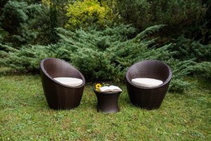 Bello Giardino Komplet mebli z technorattanu MODICO brąz 6