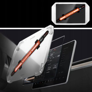 Etui do nawigacji Spigen Tesla EZ Fit Anti Glare Screen Protector 1 Pack, transparency - Tesla Model 3 (2024) 6