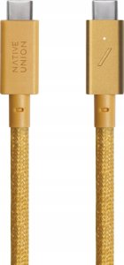 Kabel USB Native Union USB-C - USB-C 2.4 m Złoty (BELT-PRO2-KFT-NP) 4