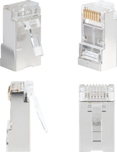 NetRack Wtyk RJ45 FTP STP kat. 6A, drut, Netrack (1 szt) 1