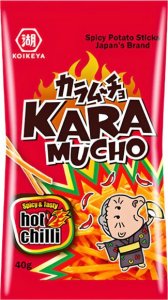 Koikeya Chipsy Karamucho Hot Chilli Sticks, pikantne 40g - Koikeya 1