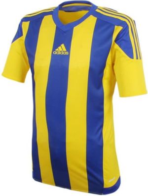 Adidas Koszulka piłkarska męska Striped 15 granatowo-żółta r. XXL (S16142) 1