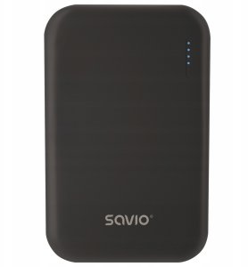 Powerbank Savio SAVIO BA-07 POWERBANK 10000 mAh, czarny 2
