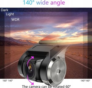 Wideorejestrator Farrot Rejestrator jazdy kamera samochodowa dvr full hd g-sensor system ADAS ldws wdr 12