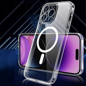 Co2 CO2 ETUI MAGNETYCZNE CLEAR CASE WZMOCNIONE DO MAGSAFE IPHONE 12 PRO MAX 9