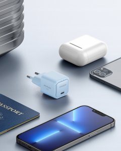 Ładowarka Innostyle MiniCube II GaN 1x USB-C 33W Niebieska (IC33PDBB-EU) 3