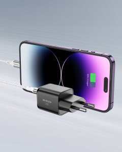 Ładowarka Innostyle MiniCube II GaN 1x USB-A 1x USB-C 35W Czarna (IC35CABLK-EU) 4