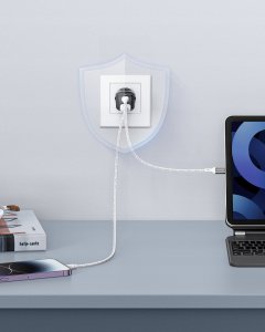 Ładowarka Innostyle MiniCube II GaN 1x USB-A 1x USB-C 35W Czarna (IC35CABLK-EU) 6