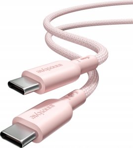 Kabel USB Innostyle USB-C - USB-C 2 m Różowy 1