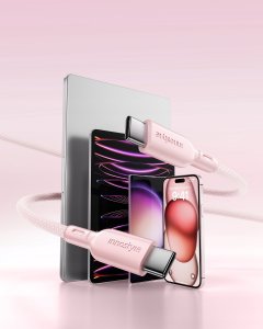 Kabel USB Innostyle USB-C - USB-C 2 m Różowy 5