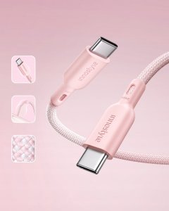 Kabel USB Innostyle USB-C - USB-C 2 m Różowy 6