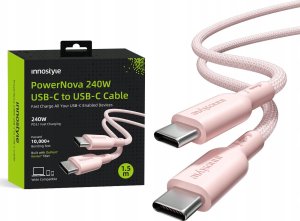 Kabel USB Innostyle USB-C - USB-C 2 m Różowy 10