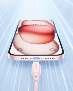 Kabel USB Innostyle USB-C - USB-C 2 m Różowy 2