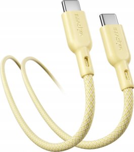 Kabel USB Innostyle USB-C - USB-C 2 m Żółty 1