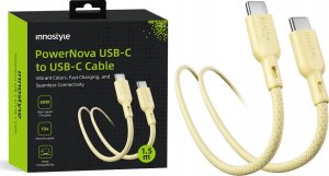 Kabel USB Innostyle USB-C - USB-C 2 m Żółty 9