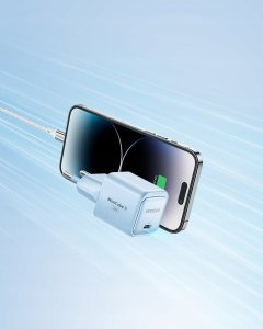 Ładowarka Innostyle MiniCube II GaN 1x USB-C 20W Niebieska (IMC20G2BB-EU) 2