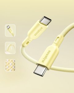 Kabel USB Innostyle USB-C - USB-C 2 m Żółty 6