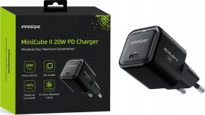 Ładowarka Innostyle MiniCube II GaN 1x USB-C 20W Czarna (IMC20G2BLK-EU) 8
