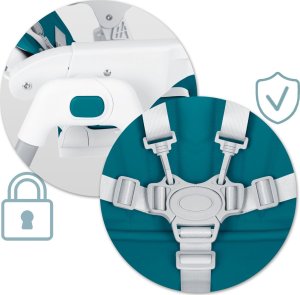 Ricokids Krzesełko do karmienia Ricokids Tulo niebieskie 5