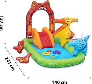 Bestway Plac zabaw dmuchany Jurassic 241 x 140 x 137 cm Bestway 53160 3