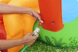 Bestway Plac zabaw dmuchany Jurassic 241 x 140 x 137 cm Bestway 53160 7