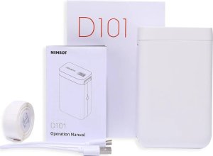 Drukarka etykiet Niimbot D101 Przenośna drukarka termiczna + rolka etykiet 4