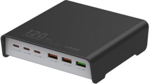 Ładowarka LDNIO Mocna Ładowarka 120W 6 portów USB A i C Ldnio Q605 black naładuje nawet laptopa 1