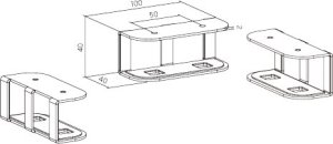Uchwyt do komputera Spacetronik Podbiórkowy uchwyt do laptopa lub tableta SPB-004B podwieszany 5