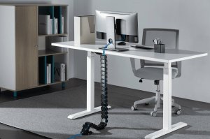 Organizer Spacetronik Prowadnica kablowa Spacetronik SPK-180B 130cm Organizer Czarny 2