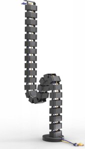 Organizer Spacetronik Prowadnica kablowa Spacetronik SPK-180B 130cm Organizer Czarny 4