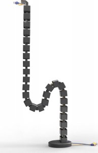 Organizer Spacetronik Prowadnica kablowa Spacetronik SPK-180B 130cm Organizer Czarny 5