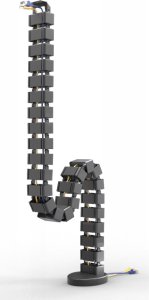 Organizer Spacetronik Prowadnica kablowa Spacetronik SPK-180B 130cm Organizer Czarny 6