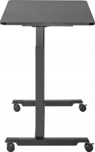 Biurko Spacetronik Przenośny Regulowany gazowo stolik na kółkach Buddy 04 czarny 5