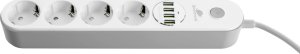 Organizer Spacetronik Listwa Zasilająca Porty 4AC 4USB Ochrona w Standardzie 9S 6