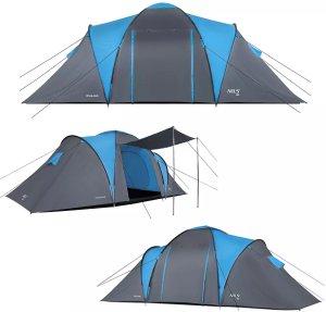 Namiot turystyczny Nils Extreme NC6031 Highland niebiesko-szary (15-04-038) 2