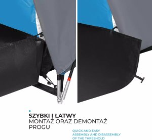 Namiot turystyczny Nils Extreme NC6031 Highland niebiesko-szary (15-04-038) 8