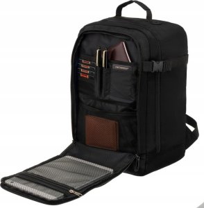 Plecak turystyczny Peterson Plecak podróżny bagaż podręczny unisex kabinówka samolotowy czarny TOK-DPETERSON 7