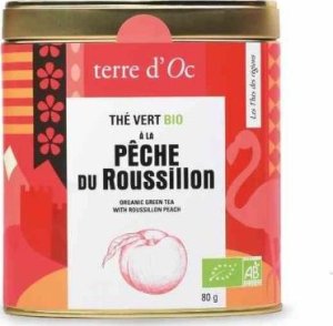 Terre Doc Herbata zielona 80g peche du Roussillon / Terre D'oc 1